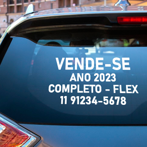 Adesivo Vende-se Carro      