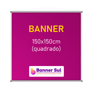 Banner 150x150cm (quadrado)      