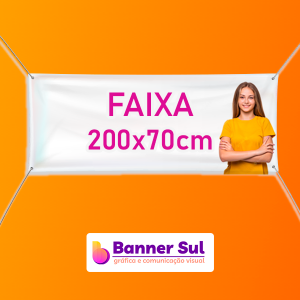 Faixa 200x70cm