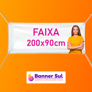 Faixa 200x90cm      